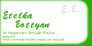 etelka bottyan business card